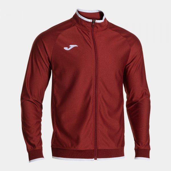 Mikina so zipsom COMBI PREMIUM FULL ZIP SWEATSHIRT bordová