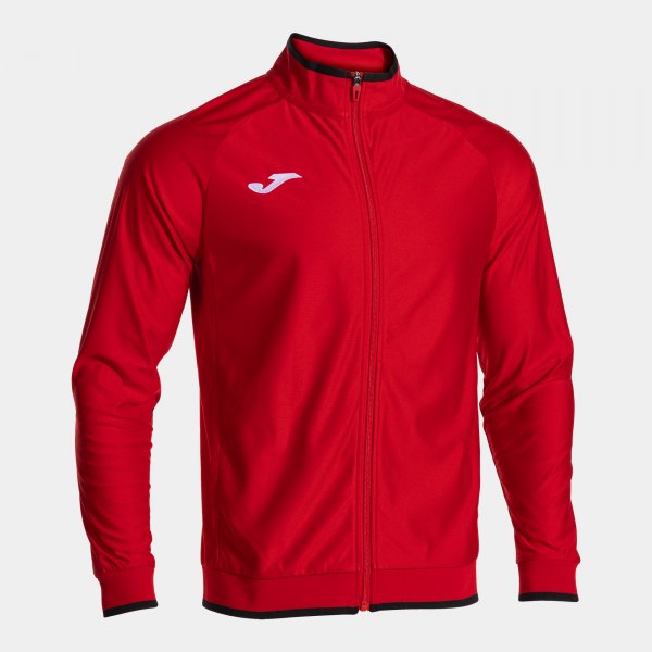 Mikina so zipsom COMBI PREMIUM FULL ZIP SWEATSHIRT červená čierna