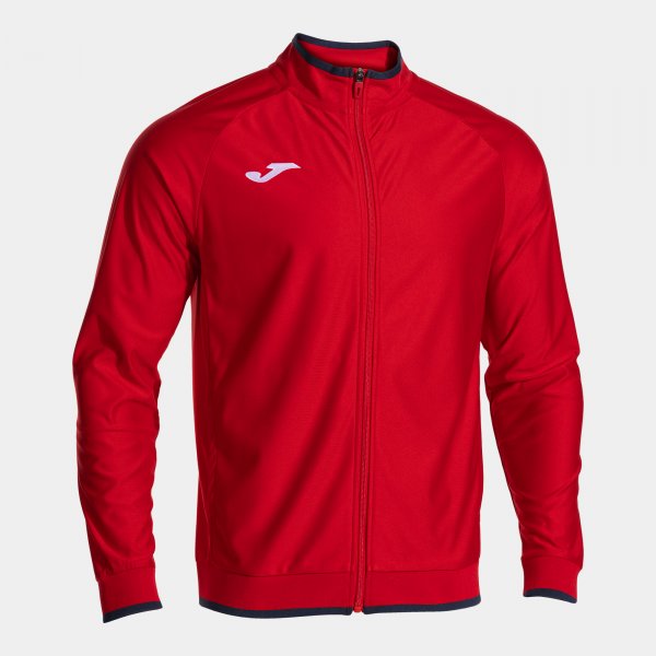 Mikina so zipsom COMBI PREMIUM FULL ZIP SWEATSHIRT červená námornícka modrá