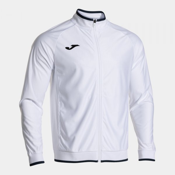 Mikina so zipsom COMBI PREMIUM FULL ZIP SWEATSHIRT biela modrá námornícka