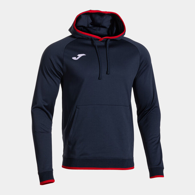 Mikina s kapucňou COMBI PREMIUM HOODIE modrá námornícka červená
