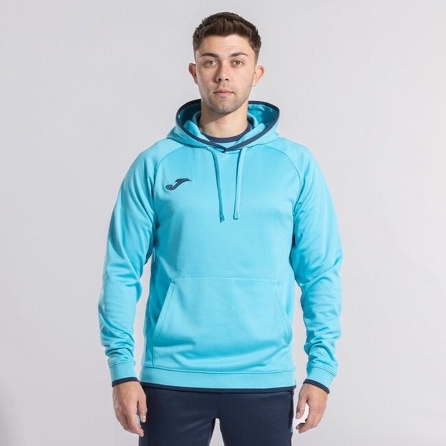 Mikina s kapucňou COMBI PREMIUM HOODIE fluo tyrkysová