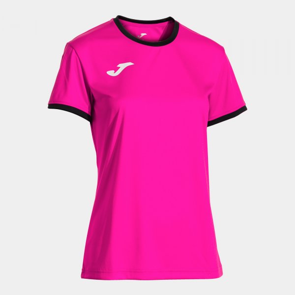 Dámsky dres / tričko COMBI PREMIUM SHORT SLEEVE T-SHIRT fluo ružová čierna