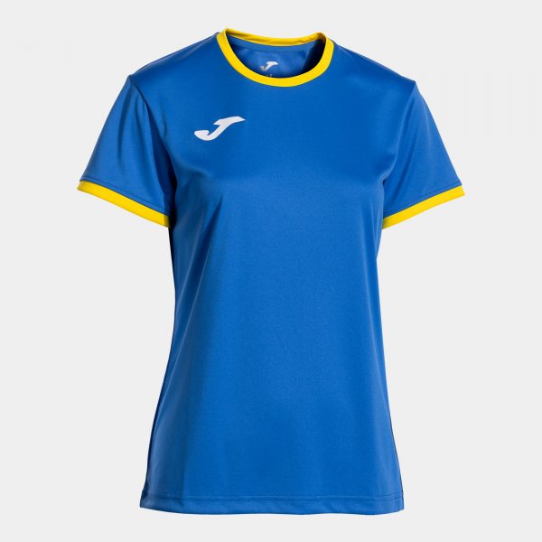 Dámsky dres / tričko COMBI PREMIUM SHORT SLEEVE T-SHIRT azúrová žltá
