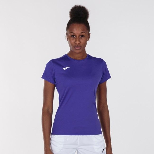 T-SHIRT COMBI PURPLE S/S PURPLE