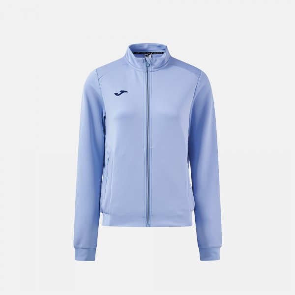 Dámska mikina CONFORT V FULL ZIP SWEATSHIRT modrá svetlá