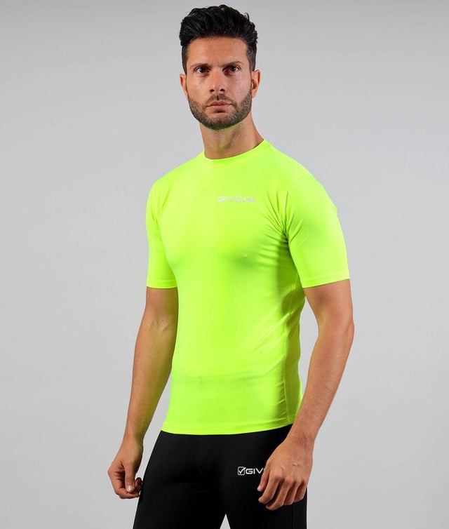 Termo tričko CORPUS 2 MAGLIA INTIMA ELASTICA M/C fluo žltá