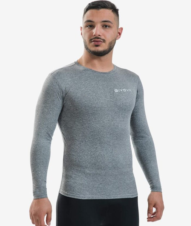 Dlhé termo tričko CORPUS 3 MAGLIA INTIMA ELASTICA M/L tmavo sivá melanžová