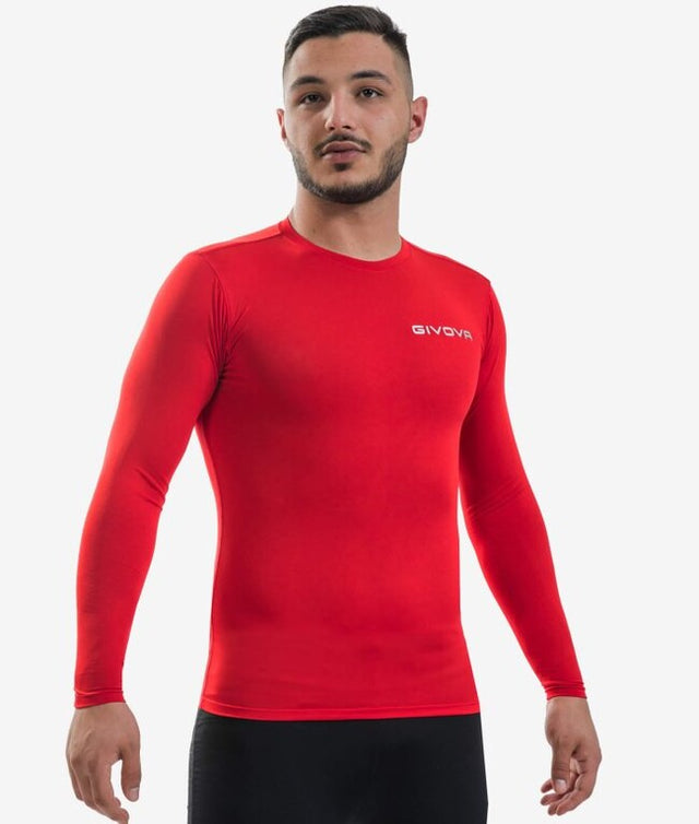 Dlhé termo tričko CORPUS 3 MAGLIA INTIMA ELASTICA M/L červená