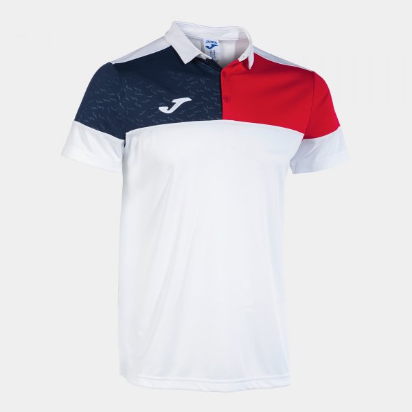 Polo tričko CREW V SHORT SLEEVE POLO biela