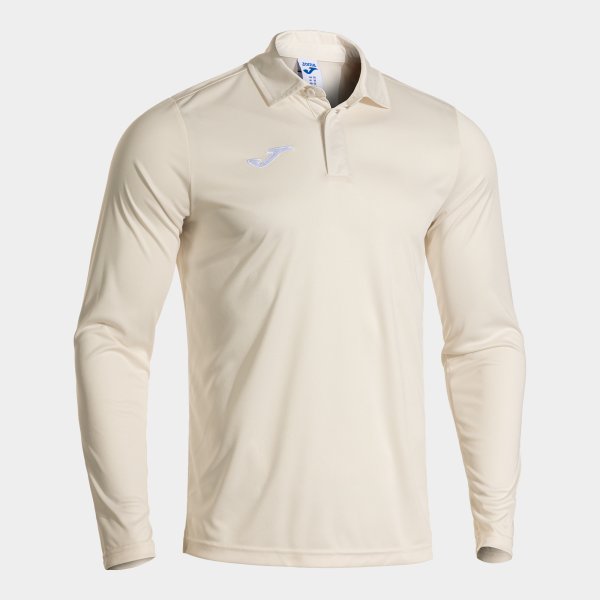 Polo tričko CRICKET LONG SLEEVE POLO biela