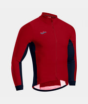 Polo tričko CRONO CYCLING JERSEY červená námornícka modrá