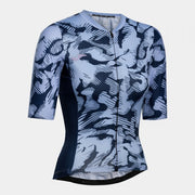 Dámske tričko CRONO CYCLING JERSEY svetlá modrá navy