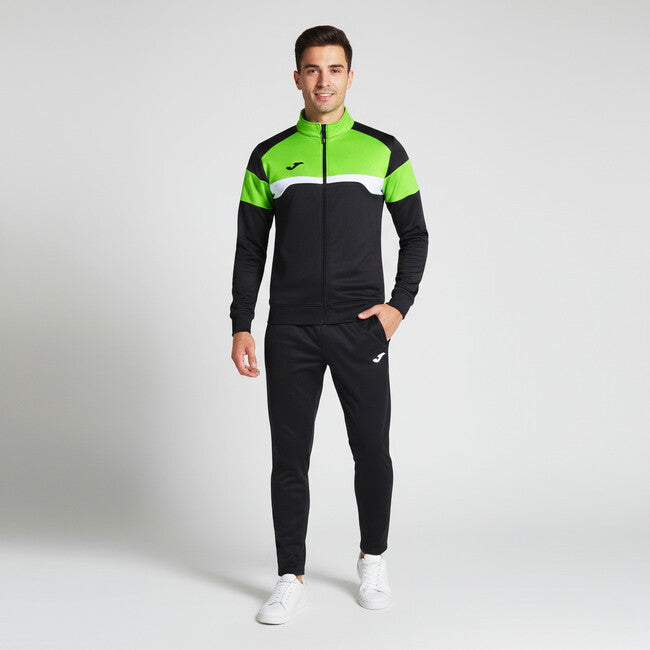 DANUBIO III TRACKSUIT BLACK FLUOR GREEN NEGRO-VERDE FLUOR