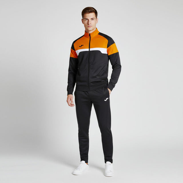 Súprava DANUBIO III TRACKSUIT čierna oranžová