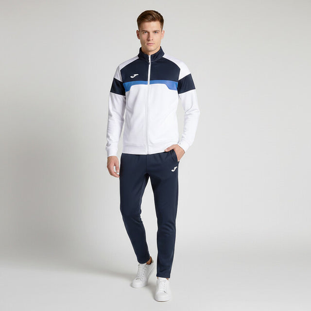 Súprava DANUBIO III TRACKSUIT biela modrá námornícka