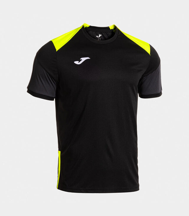 Dres / tričko DANUBIO SHORT SLEEVE T-SHIRT čierna žltá fluo