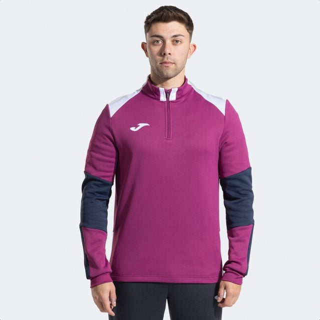 Mikina DANUBIO SWEATSHIRT šedá - bordová