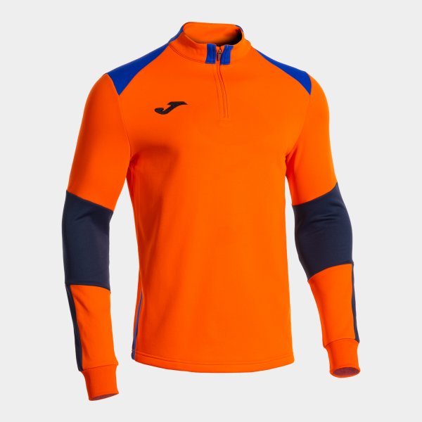 Mikina DANUBIO SWEATSHIRT šedá - oranžová čierna