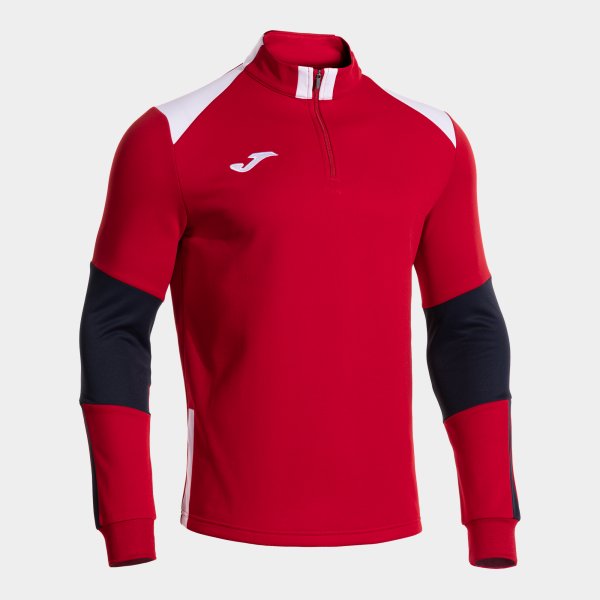 Mikina DANUBIO SWEATSHIRT šedá - červená biela