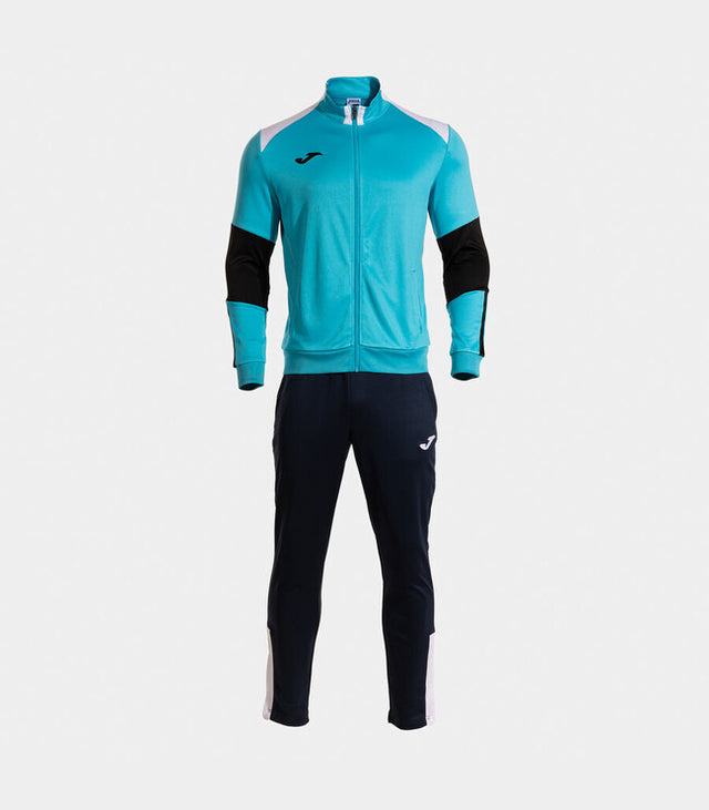 Súprava DANUBIO TRACKSUIT šedá - fluo tyrkysová čierna
