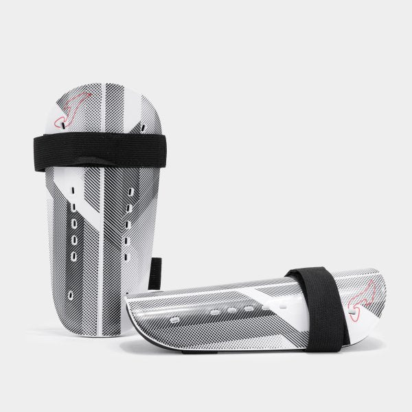 Chrániče DEFENSE SHIN GUARDS biela čierna