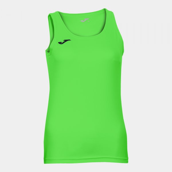 T-SHIRT DIANA GREEN FLUOR SLEEVELESS WOMAN FLUOR GREEN