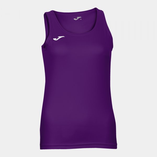 T-SHIRT DIANA PURPLE SLEEVELESS WOMAN PURPLE