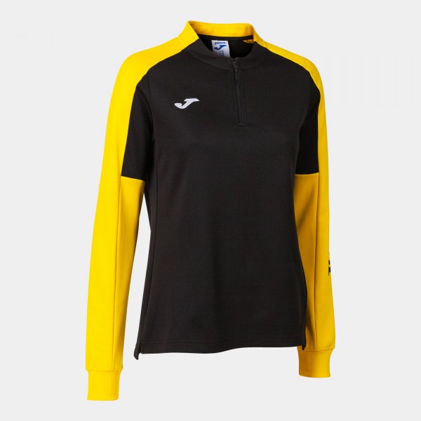 Dámska mikina ECO CHAMPIONSHIP RECYCLED SWEATSHIRT čierna žltá