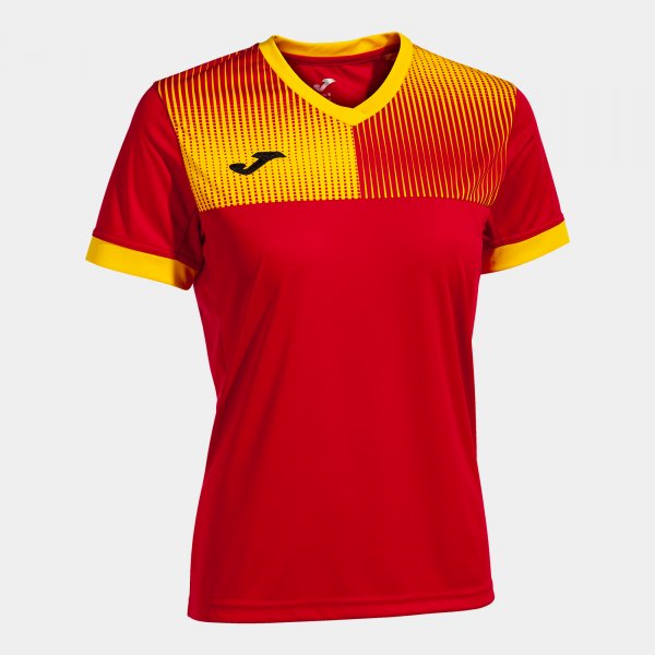Dámsky dres / tričko ECO SUPERNOVA SHORT SLEEVE T-SHIRT červená žltá