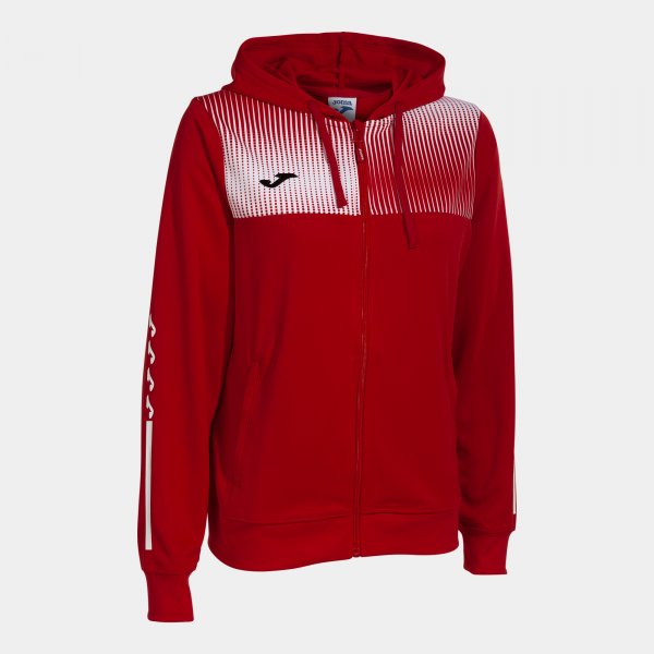 SUPERNOVA IV ZIP-UP HOODIE RED WHITE RED-WHITE