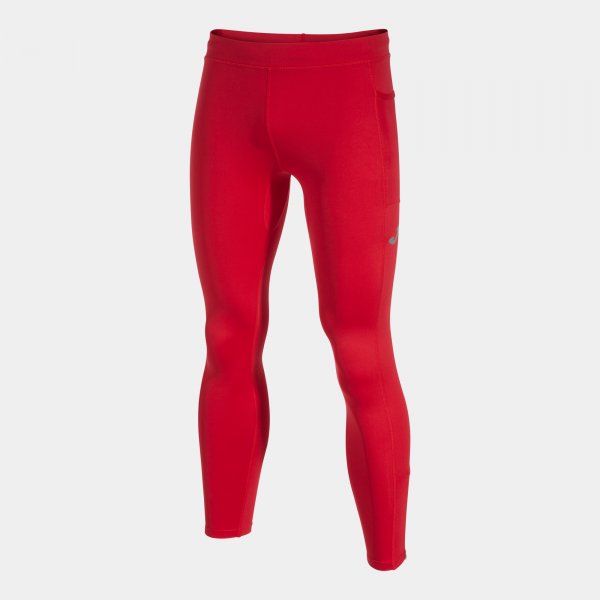 Bežecké nohavice ELITE X LONG TIGHTS červená