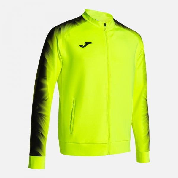 Mikina so zipsom ELITE XI FULL ZIP SWEATSHIRT fluo žltá čierna