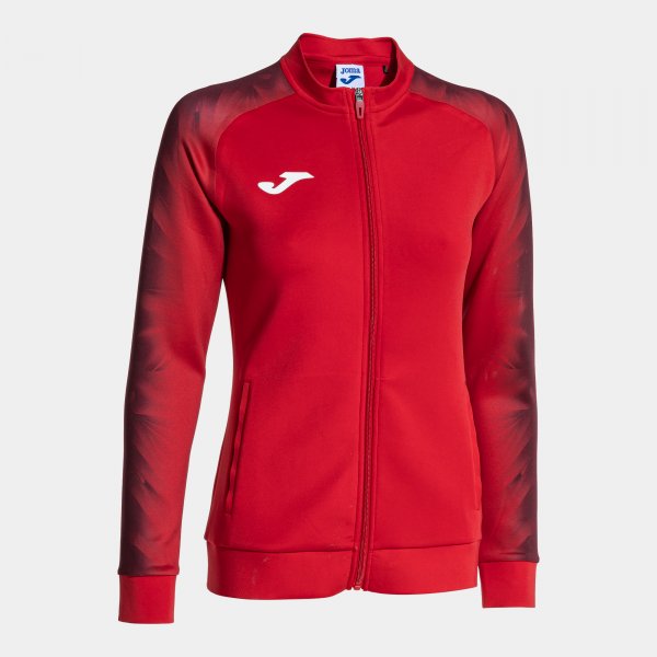 Dámska mikina so zipsom ELITE XI FULL ZIP SWEATSHIRT červená