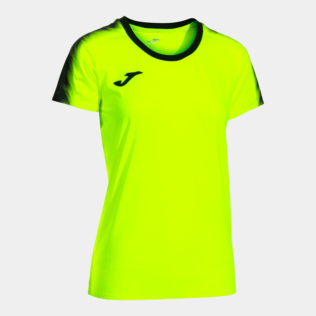Dámske bežecké tričko ELITE XI SHORT SLEEVE T-SHIRT fluo žltá čierna