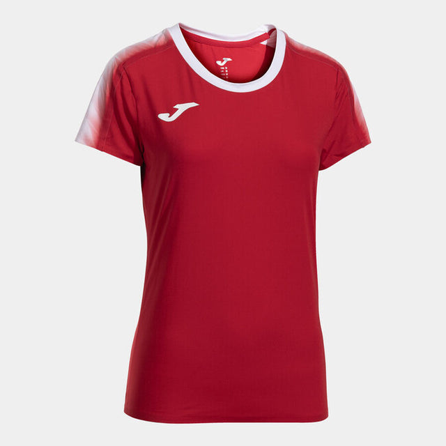 Dámske bežecké tričko ELITE XI SHORT SLEEVE T-SHIRT červená biela