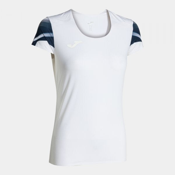 Dámske bežecké tričko ELITE XI SHORT SLEEVE T-SHIRT biela modrá námornícka