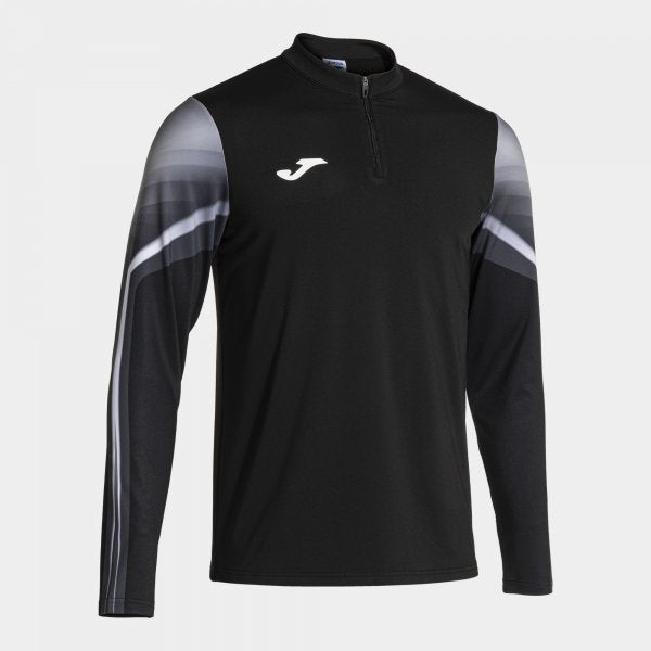 Bežecká mikina ELITE XI SWEATSHIRT čierna antracitová