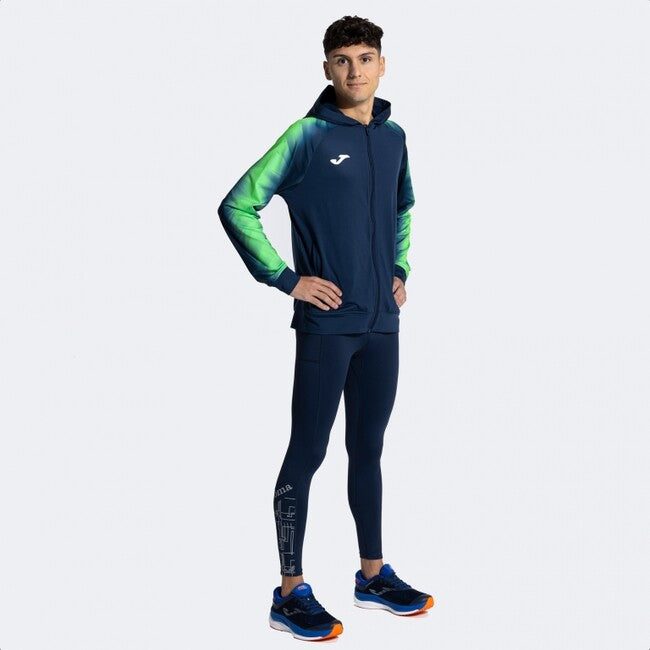 ELITE XI ZIP-UP HOODIE NAVY FLUOR GREEN NAVY-FLUOR GREEN