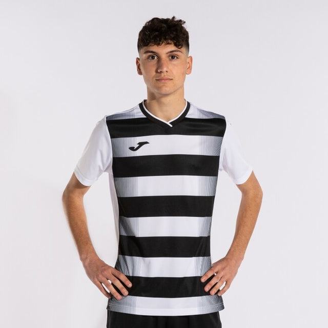 Dres / tričko EUROPA V SHORT SLEEVE T-SHIRT biela čierna