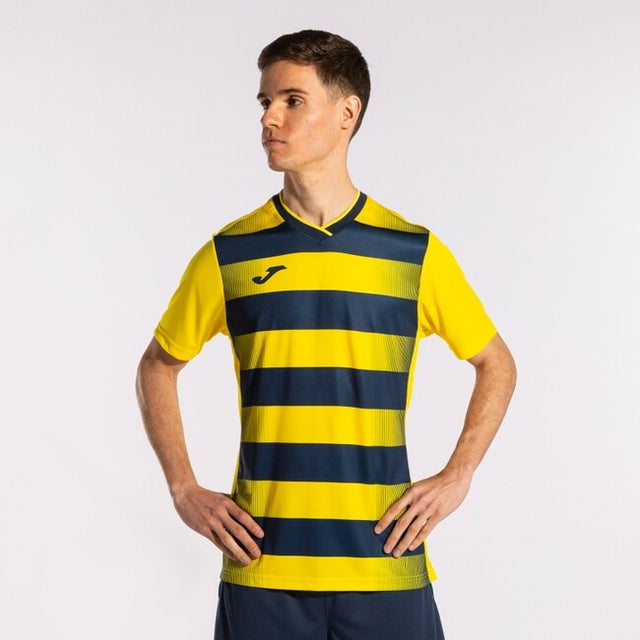 Dres / tričko EUROPA V SHORT SLEEVE T-SHIRT žltá navy
