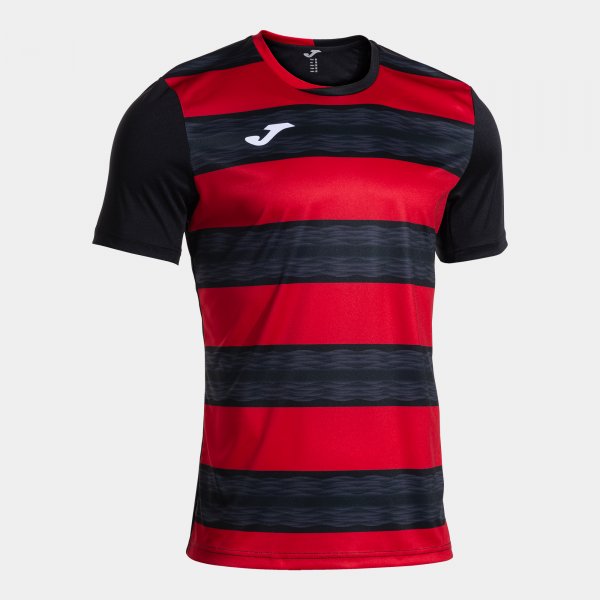 PERFORMANCE SHORT SLEEVE T-SHIRT BLACK RED BLACK-RED