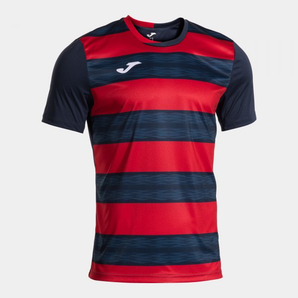 PERFORMANCE SHORT SLEEVE T-SHIRT NAVY BLUE RED NAVY-RED