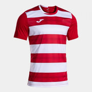 PERFORMANCE SHORT SLEEVE T-SHIRT RED WHITE RED-WHITE