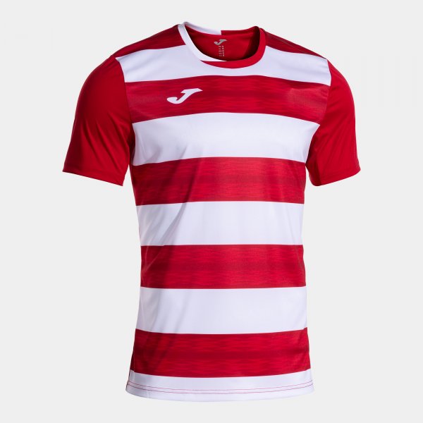 PERFORMANCE SHORT SLEEVE T-SHIRT RED WHITE RED-WHITE