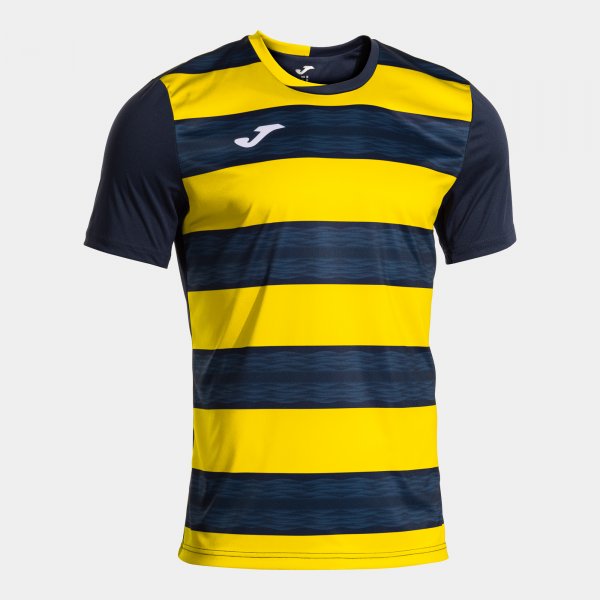 PERFORMANCE SHORT SLEEVE T-SHIRT YELLOW NAVY BLUE YELLOW-NAVY