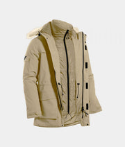 Bunda do dažďa EXPLORER ANORAK béžová