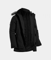 Bunda do dažďa EXPLORER ANORAK čierna
