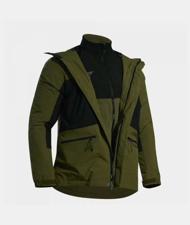 Bunda do dažďa EXPLORER ANORAK zelená