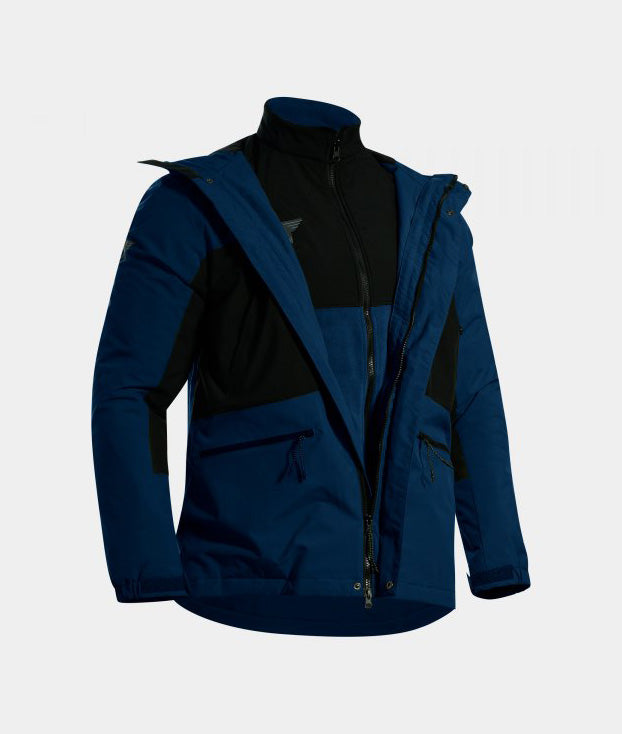 Bunda do dažďa EXPLORER ANORAK modrá námornícka